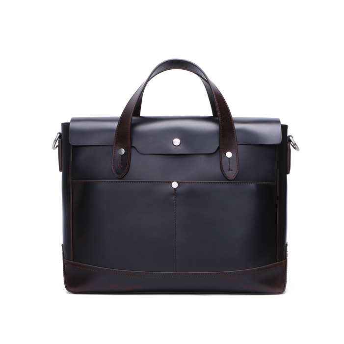 15 Inch Men’s Vintage Genuine Leather Briefcase Messenger Bag