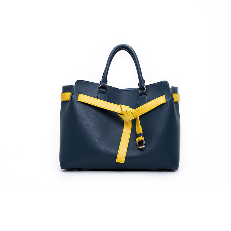 Customzied High Quality Colorful PU leather Tote Handbags