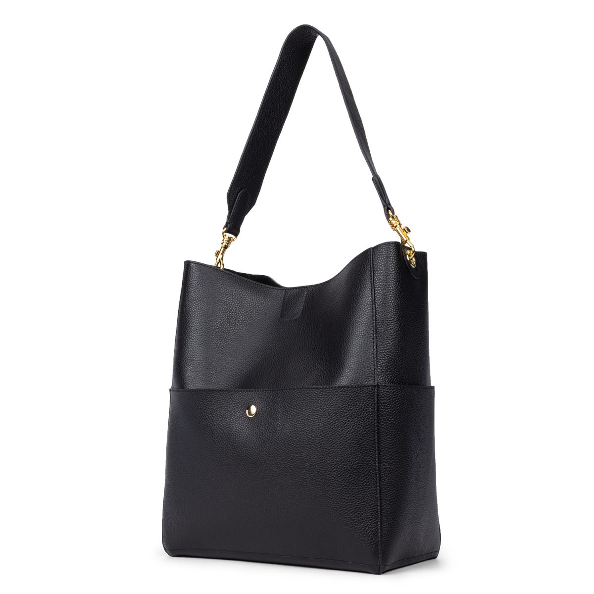 Top Selling 100 real cow leather fashion bucket bag set