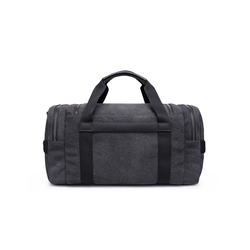 Men’s Black Design Sports Travel Genuine Leather Duffel Bags