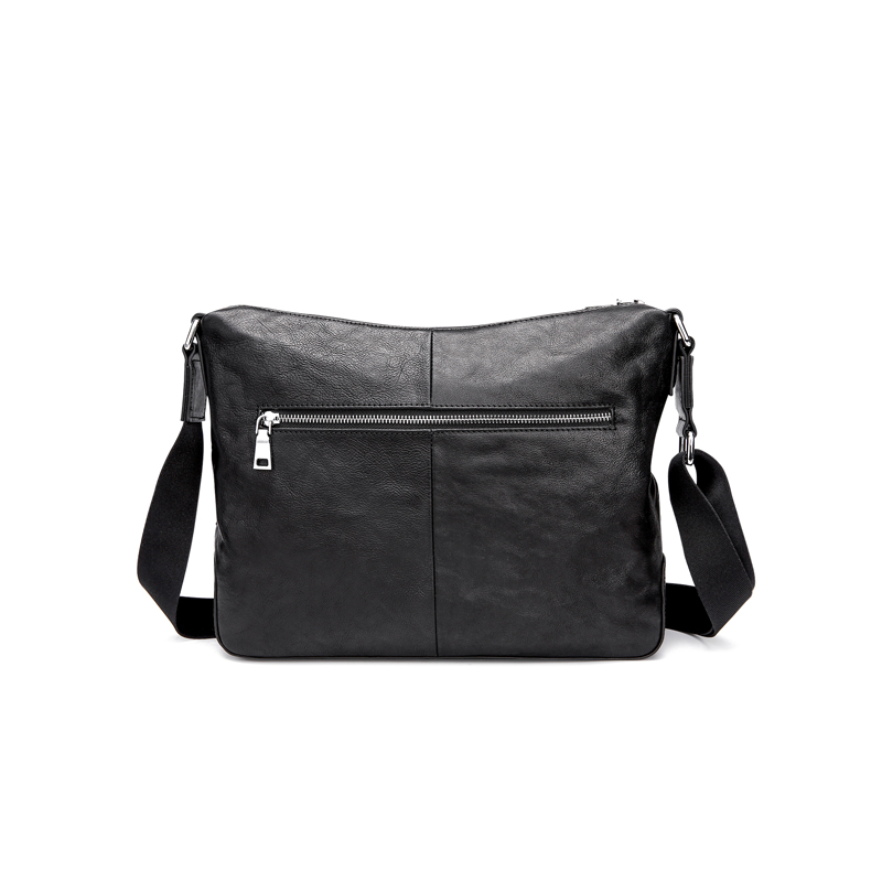 Men’s Vintage Black Genuine Leather Messenger Bags