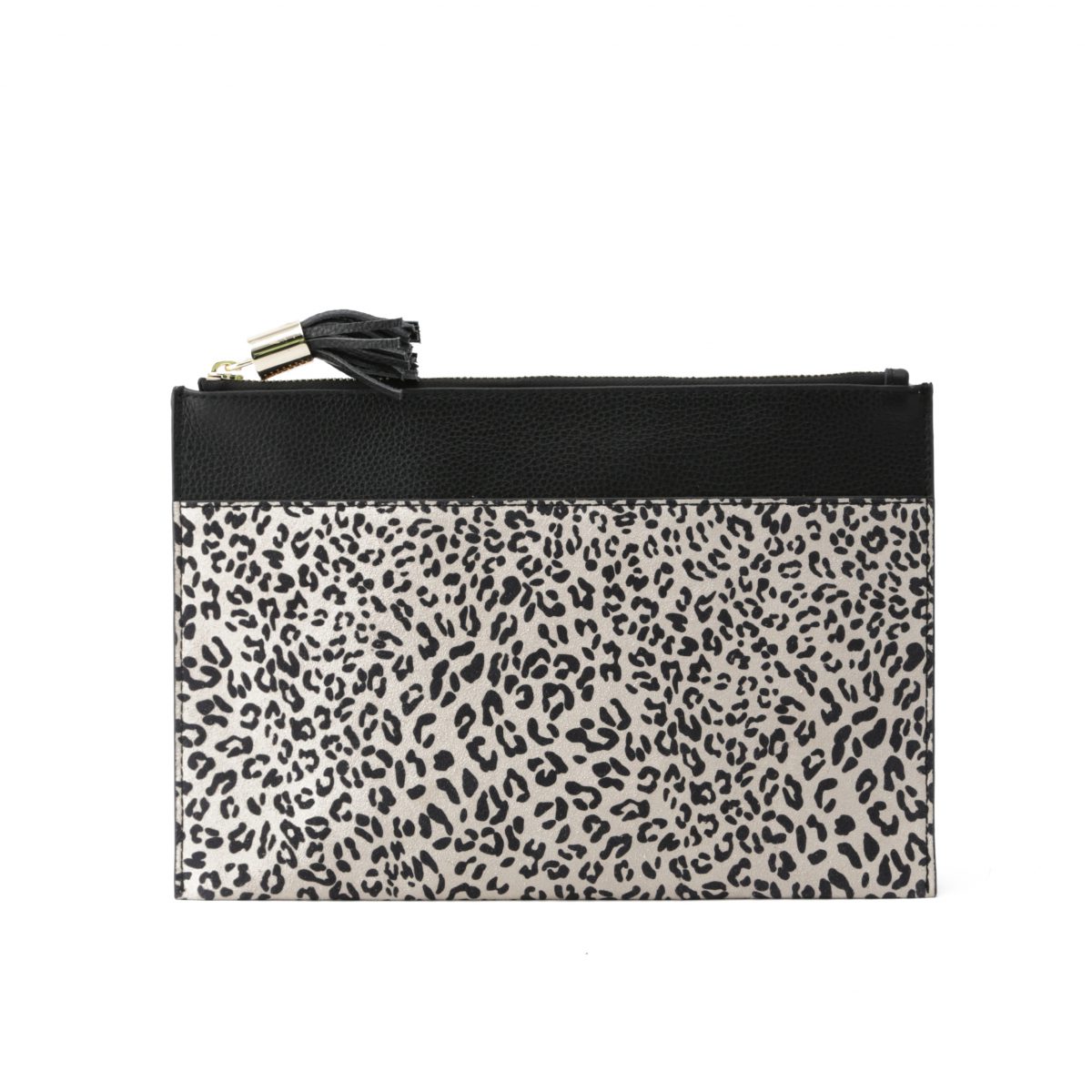 Leopard Print Genuine Leather OEM Design Women’s Clutch Bag