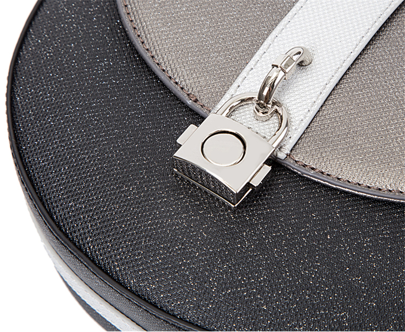 Customized  Designer Black and Grey color Saddle Croddbosy Purse Bags