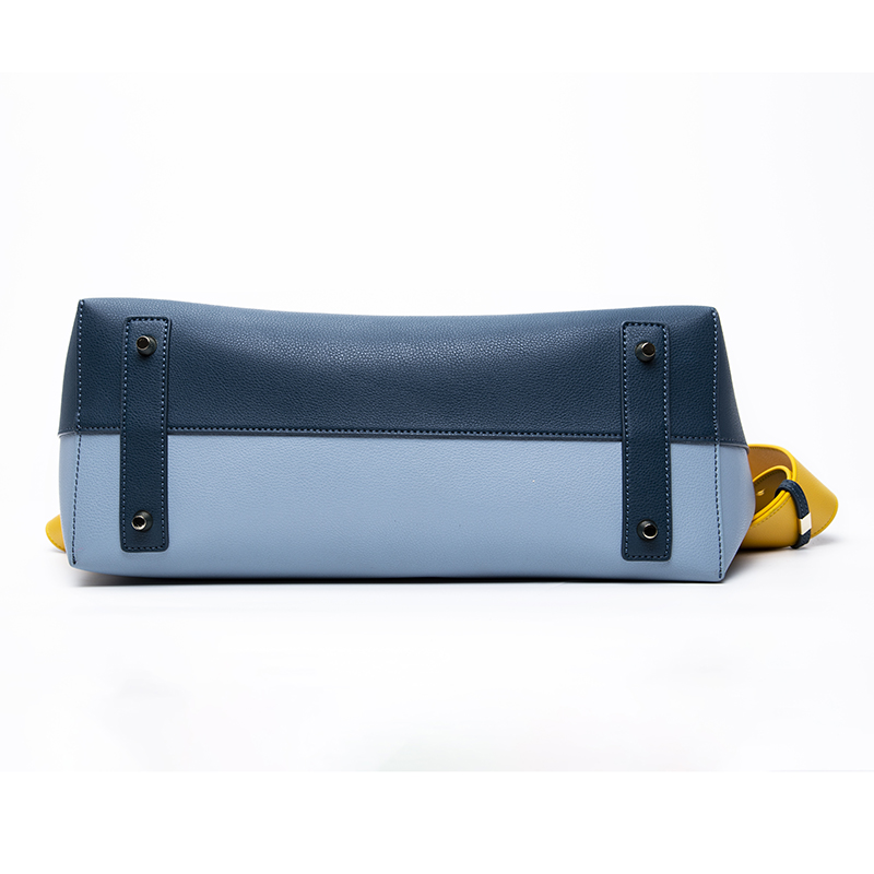 Customzied High Quality Colorful PU leather Tote Handbags