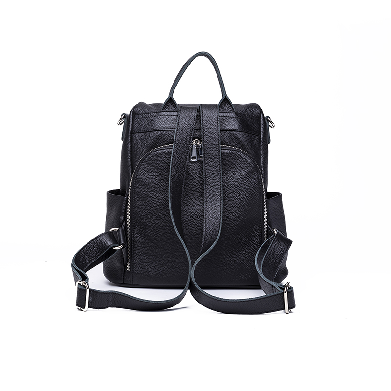 Fashion Designer 100 Real Full Grain leather backpack with Shoulder strap