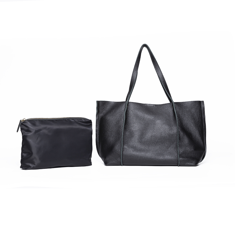 Gionar natural grain leather large tote handbags Set Bag