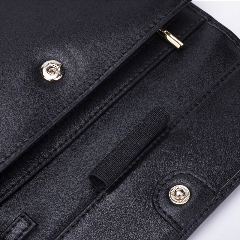 custom High Quality Calf Nappa Leather Card Holder Coin Purse multifunction Wallet