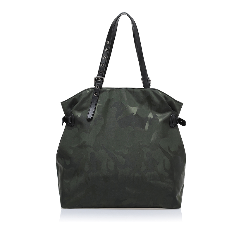 OEM High Quality Waterproof Printing Nylon Fabric Women Tote Handbags