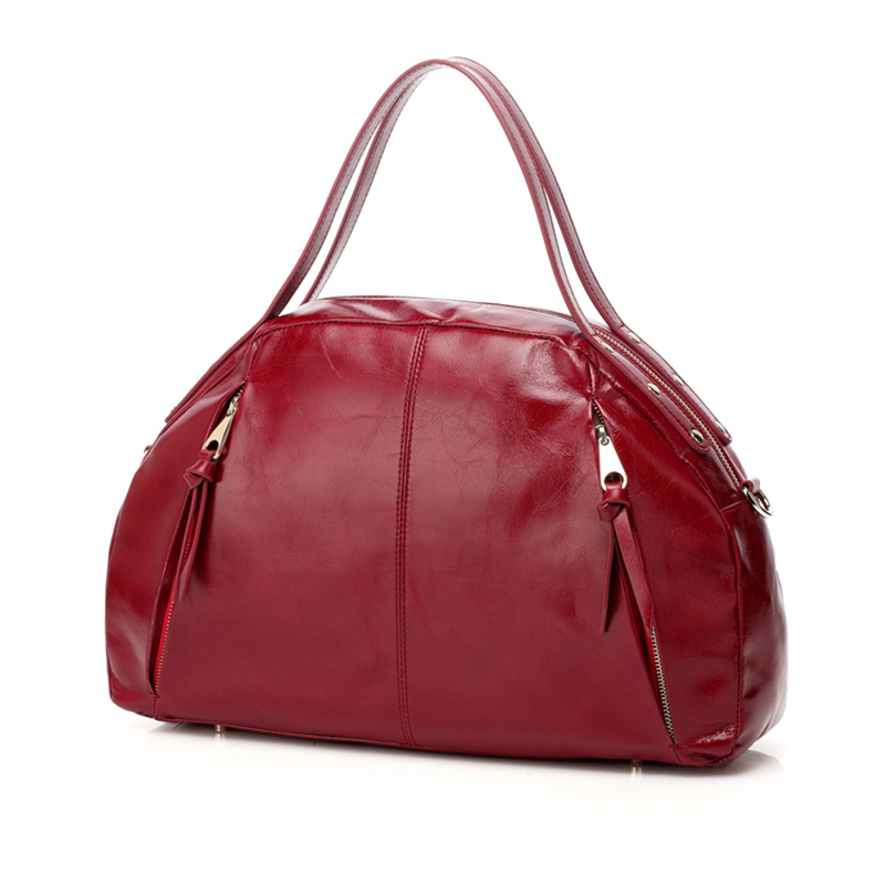 Vintage Oil Italy genuine leather women tote handbags