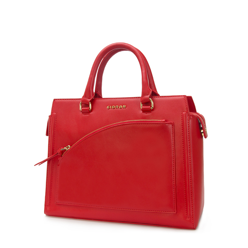 Customized high-quality women’s leather simple office handbag