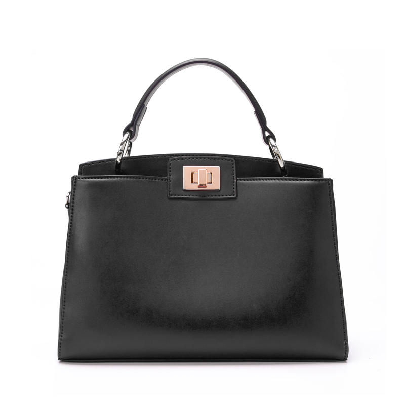 Custom fashion brand leather cowhide ladies handbags