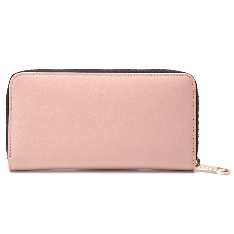 Ladies wallet latest RFID blocking leather ladies purse trifold women wallet