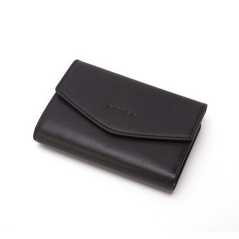 Customized Top layer leather multifunctional ladies zipper wallet
