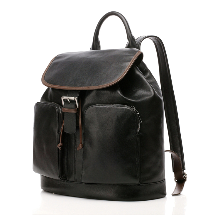 Custom fashion designer Luxury  Men’s Calf Leather backpack