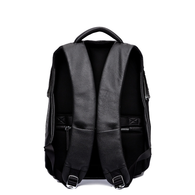 Anti-theft anti-cut fabric leather men’s large capacity backpack