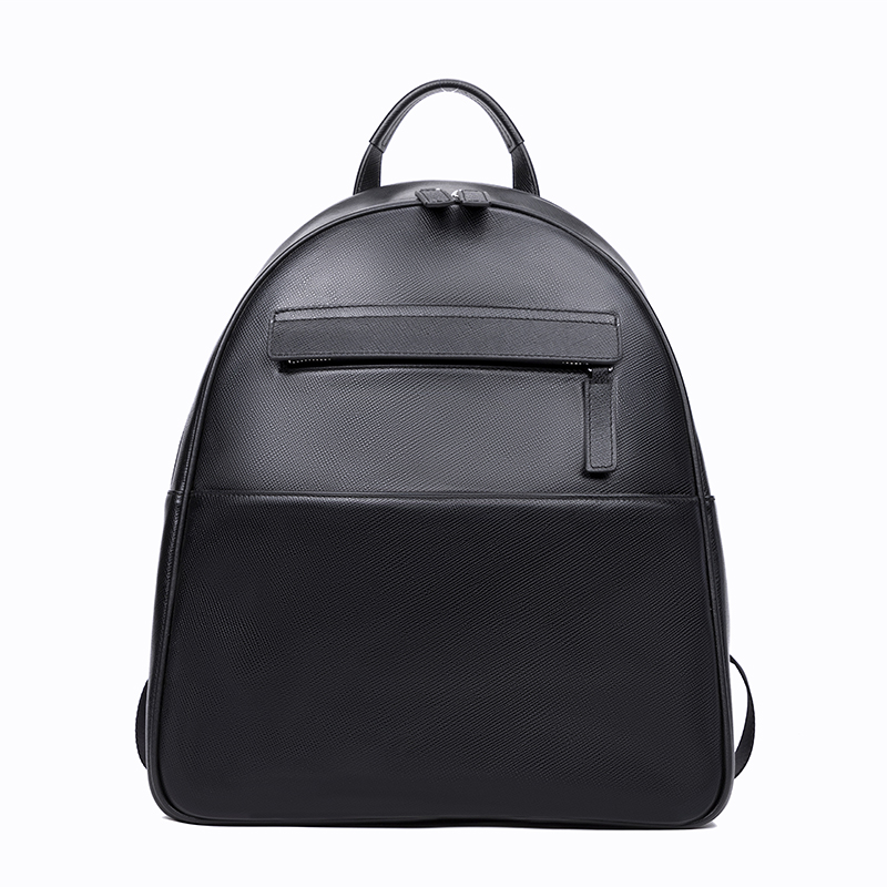 Large capacity high-end custom men’s saffiano leather backpack