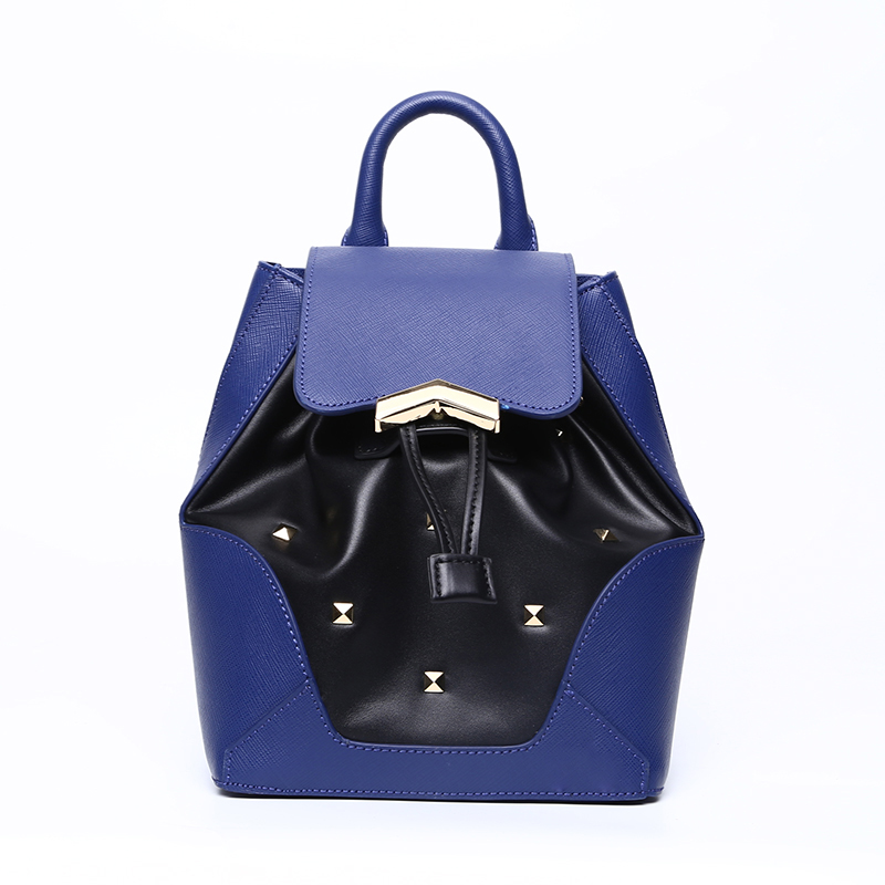Custom High Quality Fashion Designer leather backpack for girl