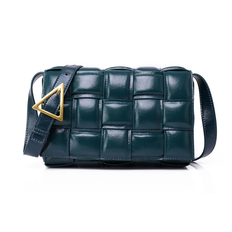 Custom Fashion Designer Woven Leather Crossbody Bag