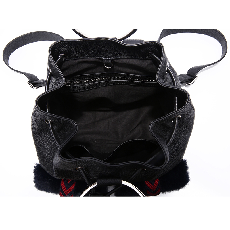 Custom high quality brand fashion designer faux leather backpack