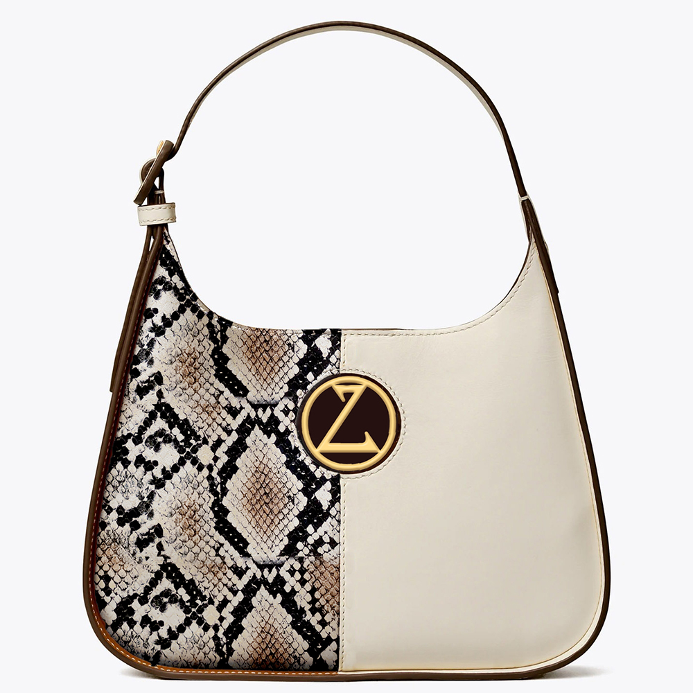 Custom fashion trendy color genuine leather women handbag