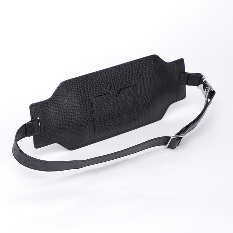 Custom 2020 New Designs 100% Genuine Saffiano leather Men’s Waist Bag