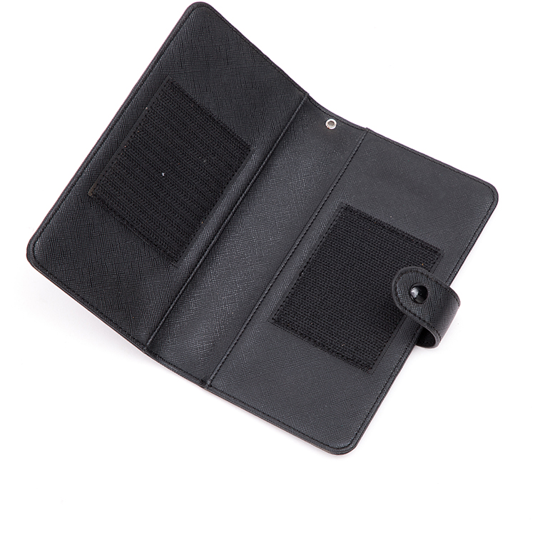 Custom saffiano leather card holder