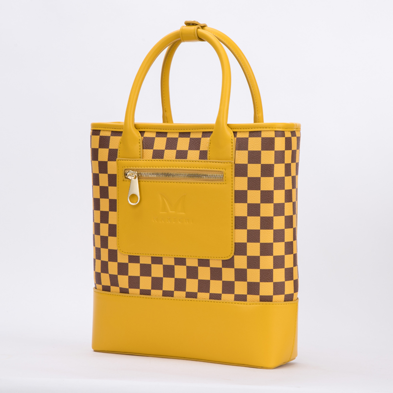 GIONAR Unique Design Leather Checkerboard Bag Backpack for Women