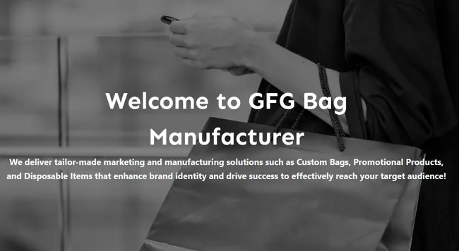 GFG Bag Manufacturers USA