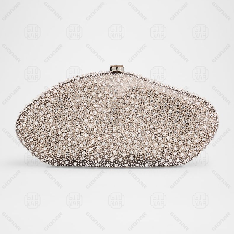 Bulk Customize Rhinestone Acrylic Clutch Bag for Women in China