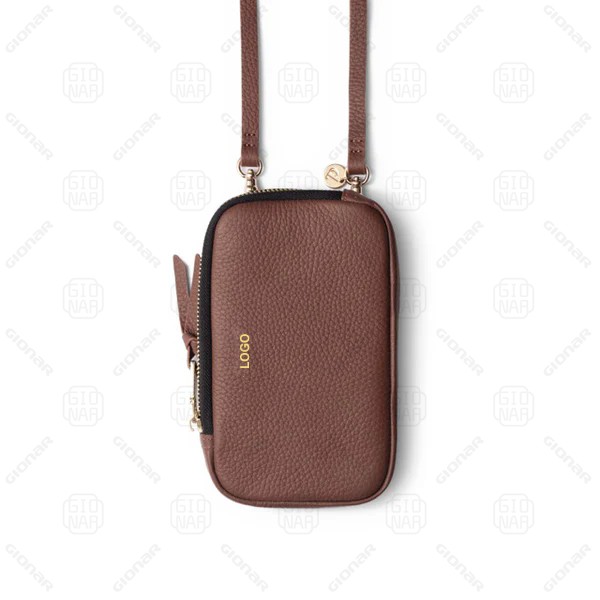 Genuine leagther Mini Phone Bag for Ladies