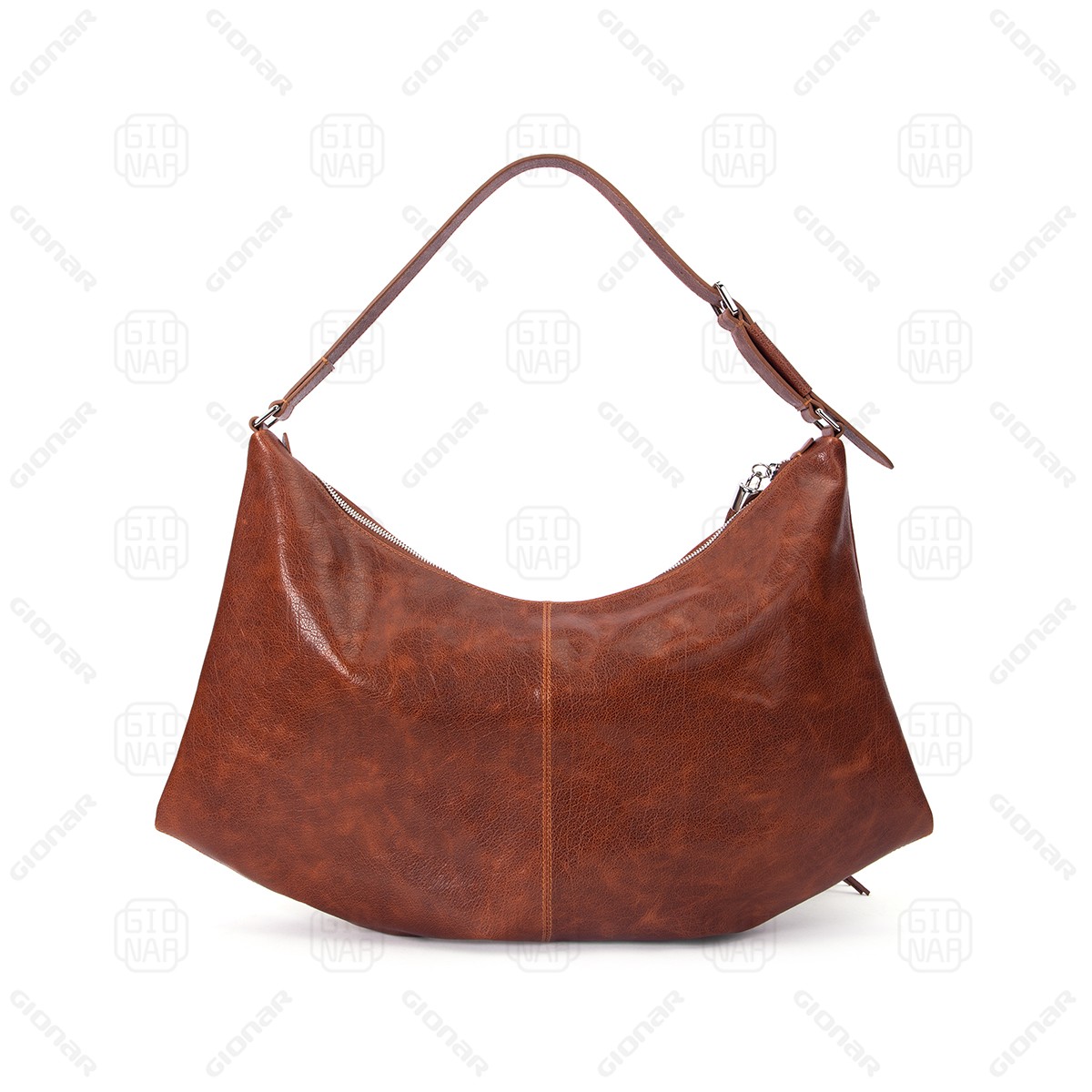 Custom Italy Full Grain Calfskin Leather Purse High Quality Hand Bag for Women