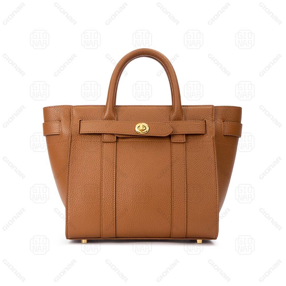 Custom Manufacturing Vintage Elegant Togo Leather Tote Bag Luxury Leather Purse Bag for Women