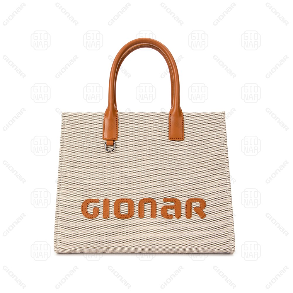 Premium Simple Canvas Tote Bag with Logo Waterproof Hand Bag for Women