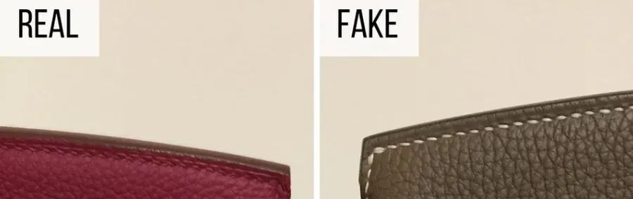 Check the Stitching Angle of Birkin bags