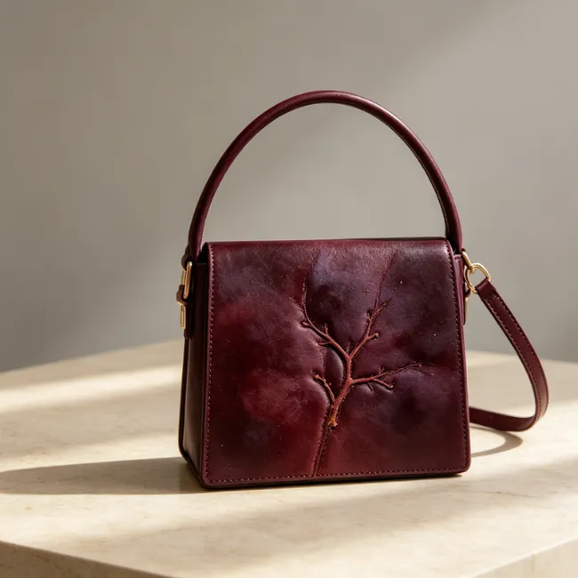 Grape Leather Bag