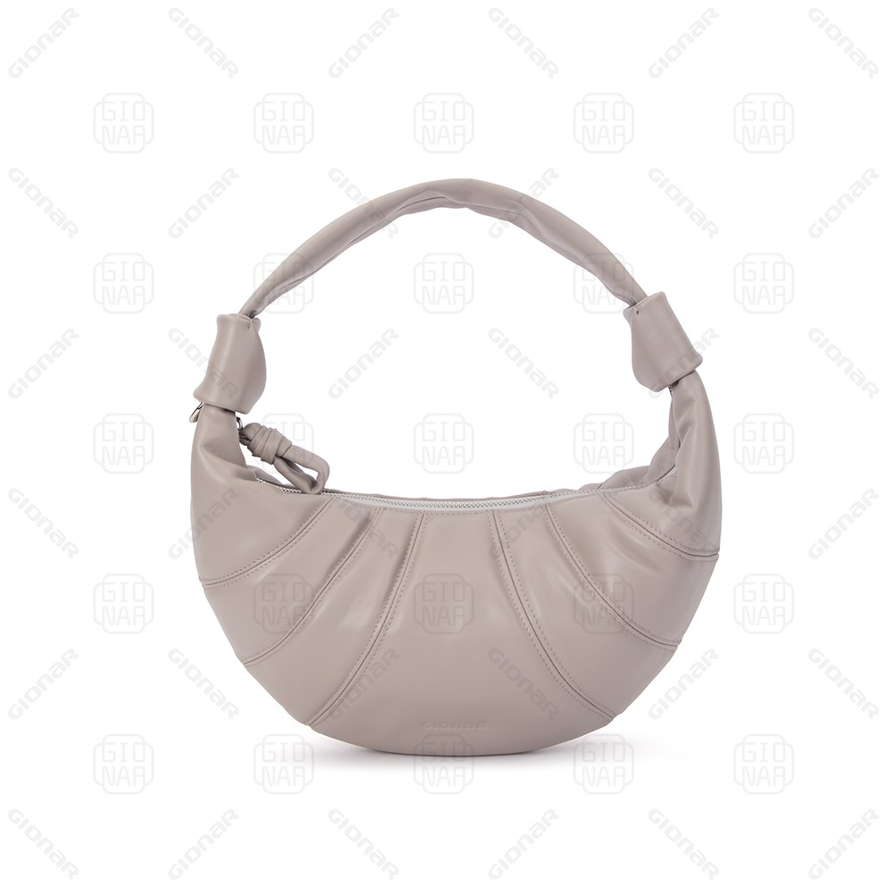 Custom Vegetable-tanned Leather Croissant Bag Women Daily Hand Shoulder Bag